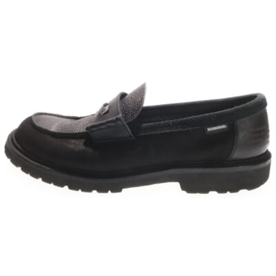 ×REGAL Shoe & Co. Loafers リーガルシューアンドカンパニー ゴアテックス スエード レザー ローファー ブラック Aランク