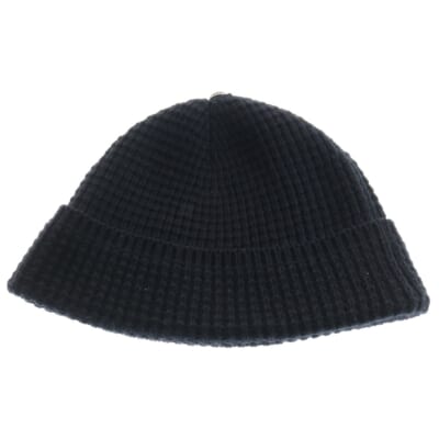 HIT & RUN BEANIE ヒット アンド ラン カシミヤ ニットビーニー 帽子 ブラック Aランク