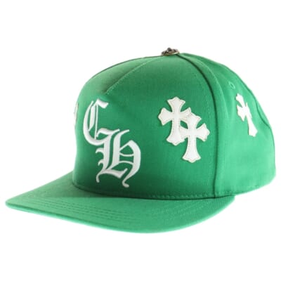 TRUCKER CAP セメタリークロスパッチ トラッカー ベースボールキャップ 帽子 グリーン Aランク