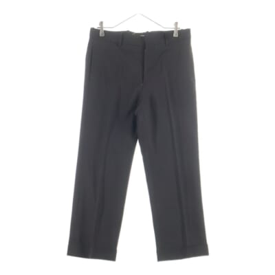 16AW ウール テーパード スラックスパンツ トラウザーズ ブラック M05KA0032 S45455 Bランク