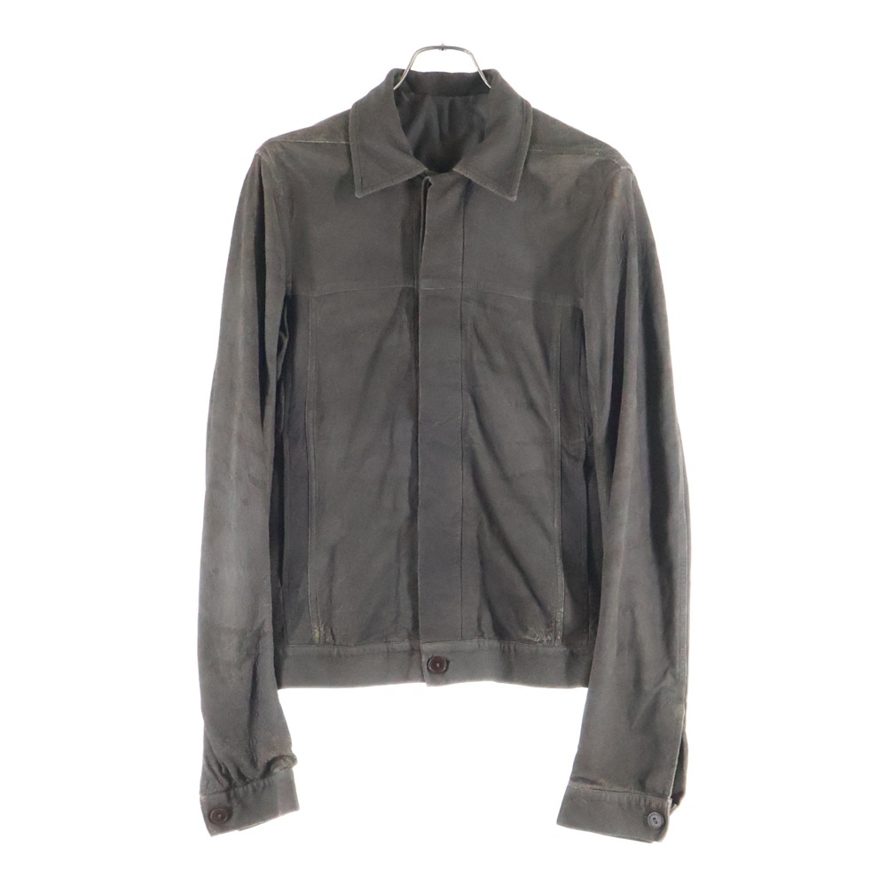 DARKDUST レザー 長袖シャツジャケット グレー Bランク