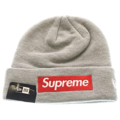 シュプリーム 25AW ×New Era Box Logo Beanie ニューエラ ボックスロゴ