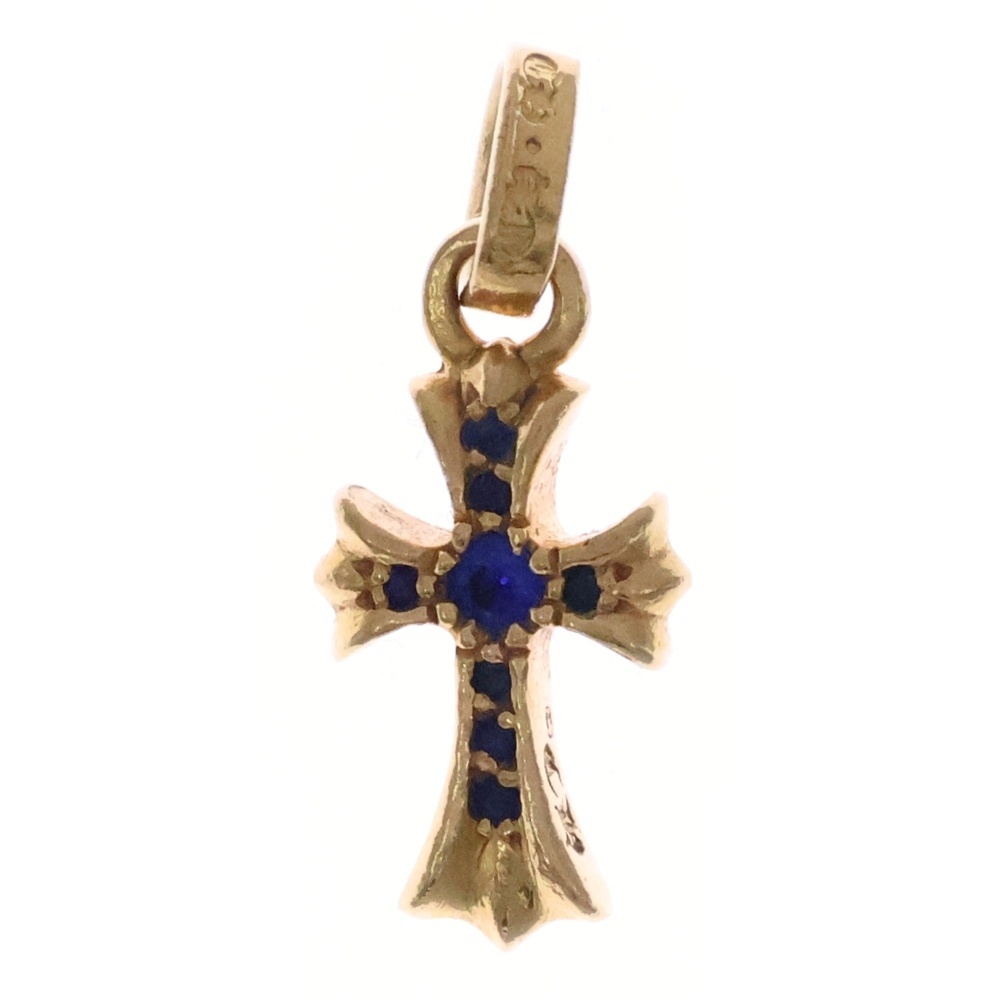 クロムハーツ 22K CRS BBYFAT P/SAP ベイビーファットクロス PAVE