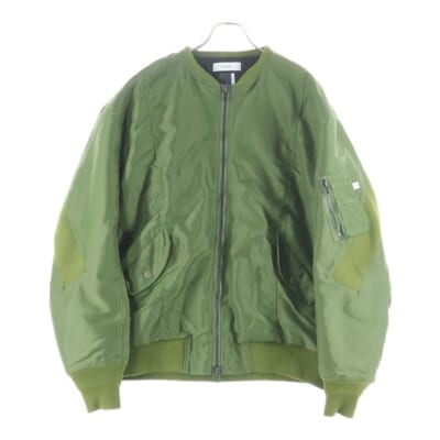 19AW BIG MA-1 ナイロン フライトジャケット ブルゾン カーキ CHG-JK-M08 Bランク