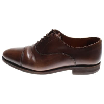 ストレートチップ レザー レースアップ ローカットシューズ ブラウン Bランク