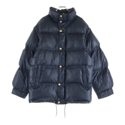 ロゴ刺繍 2WAY デタッチャブルスリーブ スタンドカラー パデッドジャケット ブラック 2W386301P Aランク