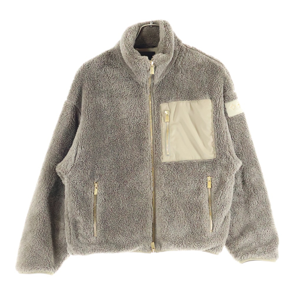 21AW BAGGI ボアフリース ブルゾン ジャケット ブラウン LTAT21A4873-L Aランク