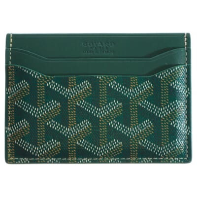 サンシュルピス コンパクト カードケース パスケース グリーン Bランク