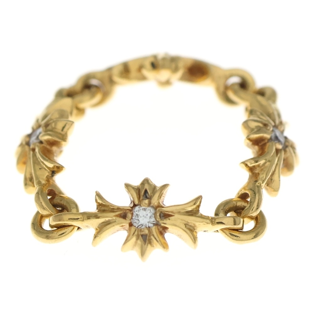 22K RING TNY E CH PLS P/DIA タイニーE CHプラスリング PAVEダイヤ ゴールド BCA060 Bランク