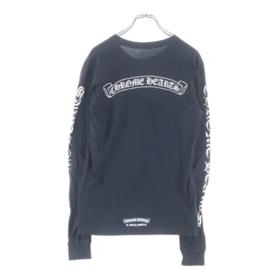 Scroll Logo Fuck You Long Sleeve アームロゴ スクロールラベル 長袖Tシャツ カットソー ブラック Bランク