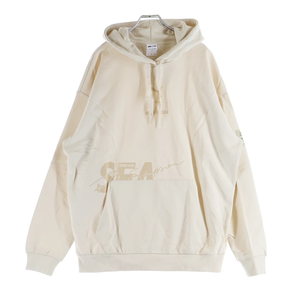 ×PUMA BYE DYE HOODY プーマ バイダイ プルオーバースウェットパーカー アイボリー Sランク