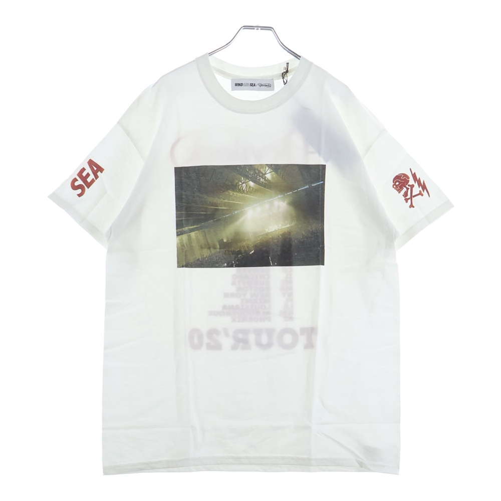 20SS ×Devilock Tour T-SHIRT デビロック プリント半袖Tシャツ クルーネックカットソー ホワイト DVLK-WDS-03 Sランク