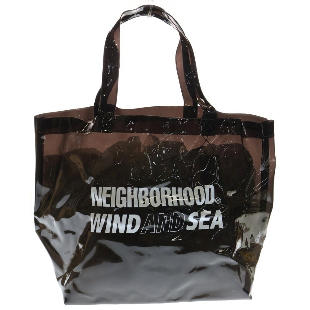 22SS×WIND AND SEA P-BEACH BAG ウィンダンシー トートバッグ ビーチ プールバッグ ブラック 221FRWSN-CG01S Sランク
