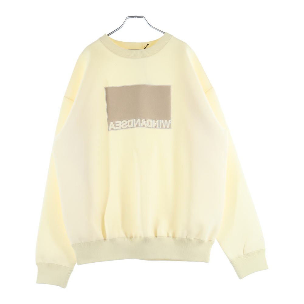 WDS BOX CBK SWEAT TOPS クルーネックスウェットトレーナー アイボリー WDS-20A-TPS-04 Sランク