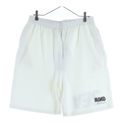 20SS×WIND AND SEA ウィンダンシー ロゴプリント スウェットショートパンツ ホワイト GX-S20-WSSP-05 Sランク