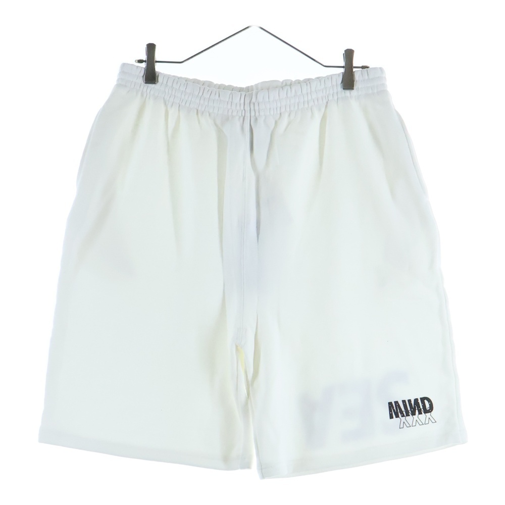 20SS×WIND AND SEA ウィンダンシー ロゴプリント スウェットショートパンツ ホワイト GX-S20-WSSP-05 Sランク