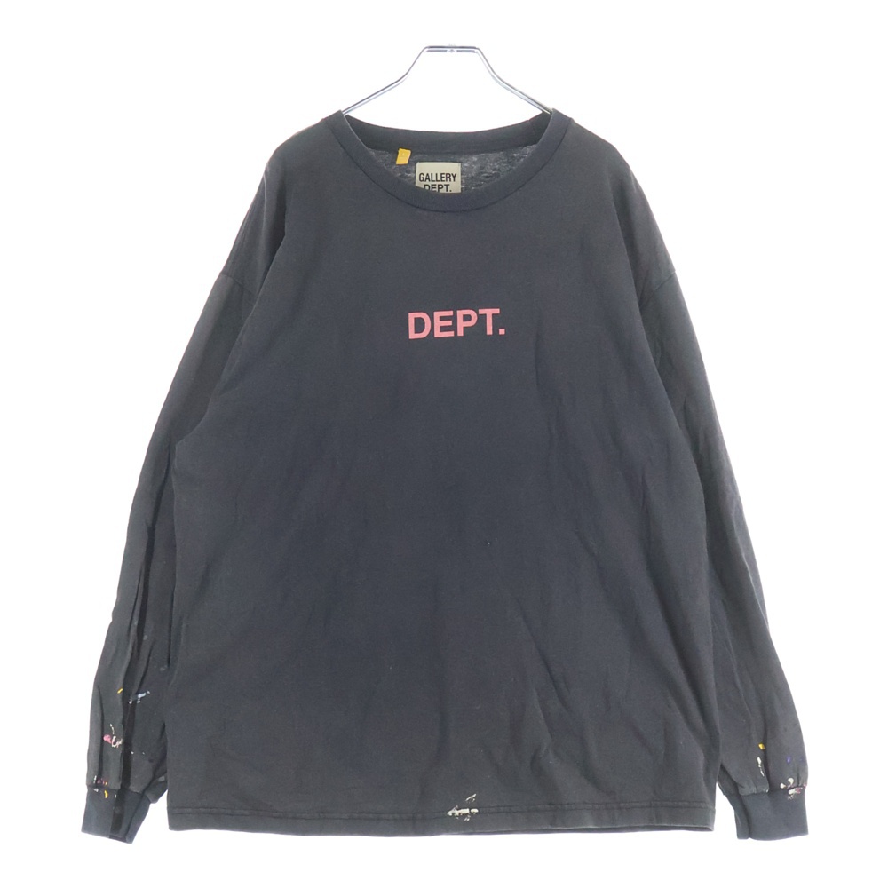 ×井出靖 Cosmic Suite コズミックスイート クルーネック ロングスリーブ 長袖Tシャツ カットソー ブラック Bランク