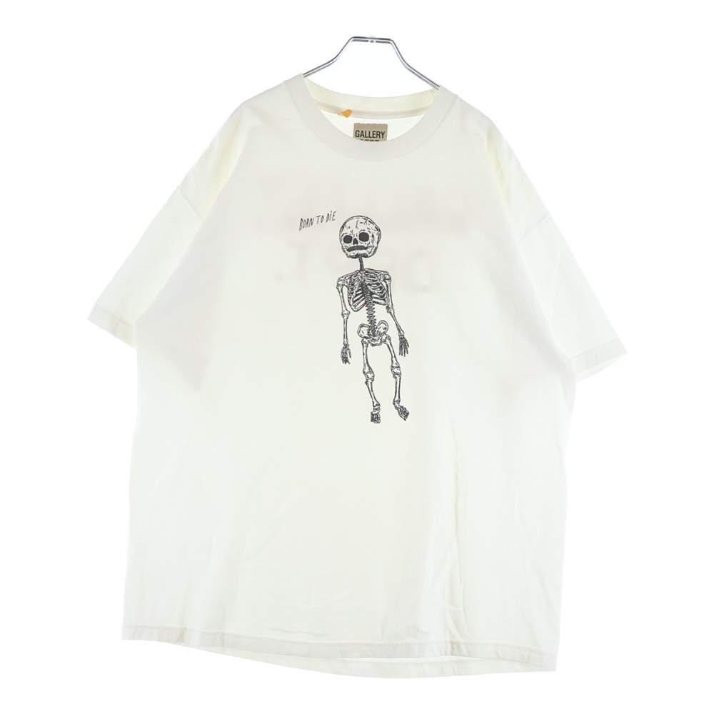 Born To Die バックロゴプリント 半袖Tシャツ カットソー ホワイト Bランク