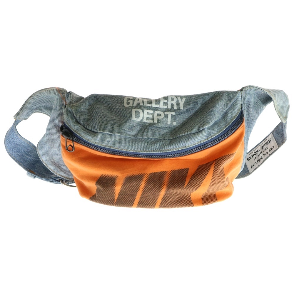 ×NIKE 再構築 ショルダーバッグ ボディバッグ インディゴ Bランク