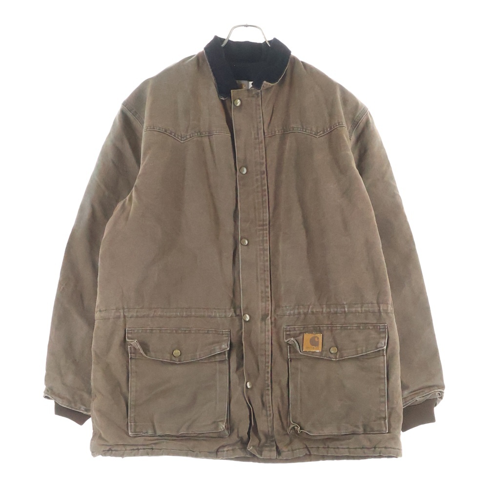 90s COTTON DUCK チョア コート 中綿 ブラウン Bランク