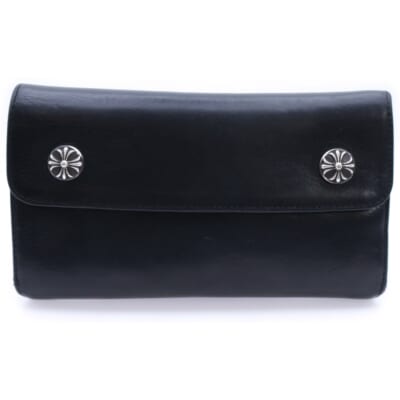 WAVE ウェーブ レザーウォレット 財布 ブラック BCA374 Bランク