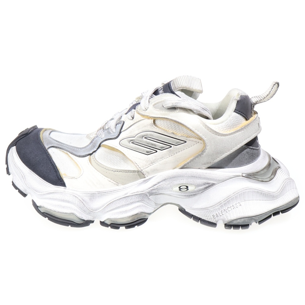 24SS CARGO カーゴ ヴィンテージ加工 ローカットスニーカー グレー Aランク