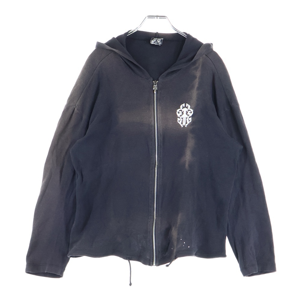 OLD VINE DAGGER ZIP HOODIE オールド ヴァインダガー ジップアップパーカー フーディ ブラック Cランク