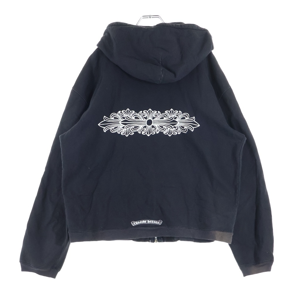 OLD CH PLUS ZIP HOODIE オールド CHプラス ジップアップパーカー フーディ ブラック Bランク