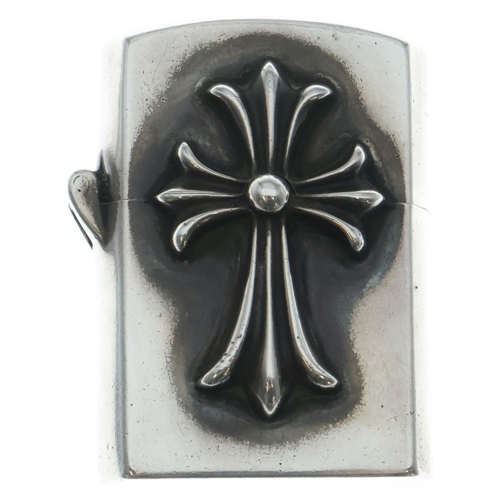 ZIPPO LIGHTERZ-V1 V1スモール CHクロス ジッポライター シルバー BCA398 Bランク