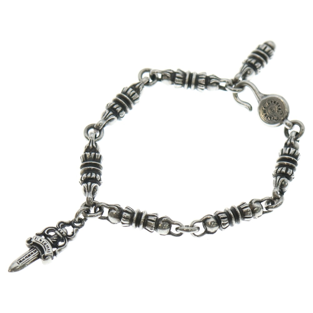 BARREL LINK DAGGER バレル リンク ダガーチャーム ブレスレット シルバー Bランク