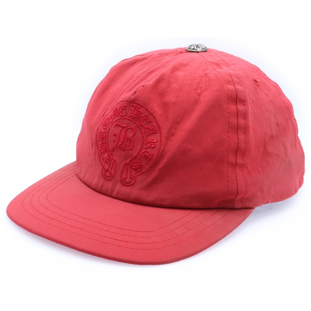 ×BELLA HADID SLOUCH 5-PANEL ベラ ハディッド スロウチ 5パネル ベースボールキャップ 帽子 レッド Bランク