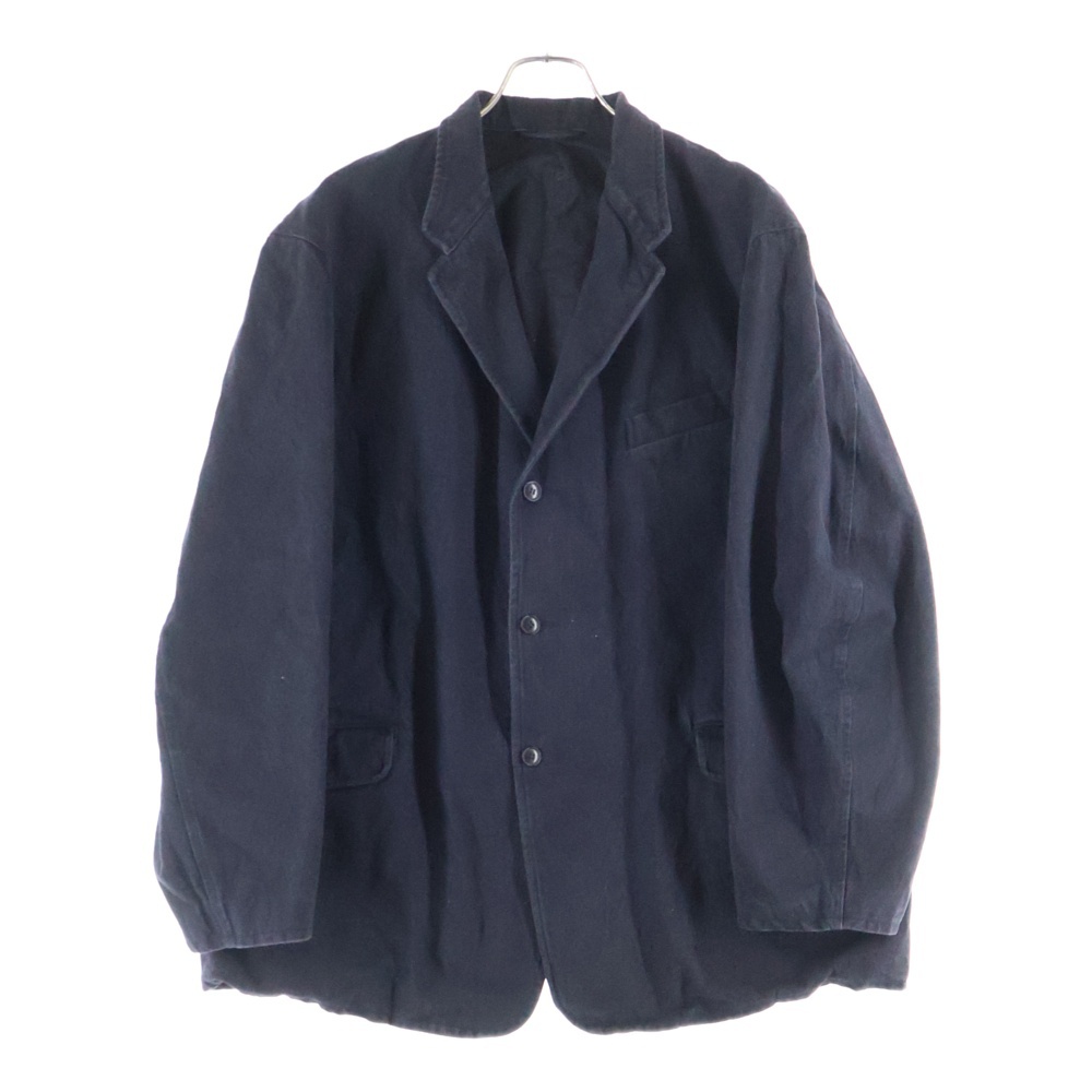 25SS ブラックドリルジャケット 3Bデニムテーラードジャケット ブラック B01-01010 Aランク