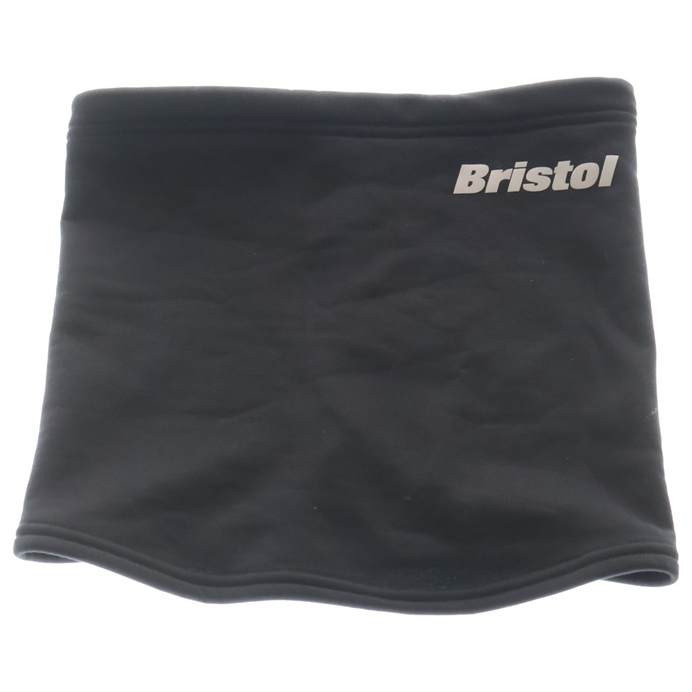 ロゴプリント ネックウォーマー ブラック Bランク