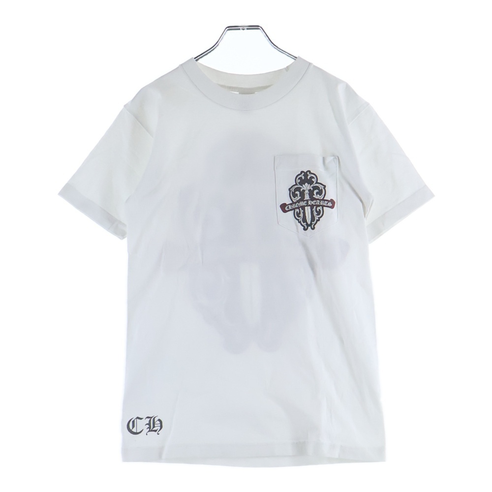 OLD DAGGER S/S Tee ダガーバックプリント 半袖Tシャツ ホワイト Bランク