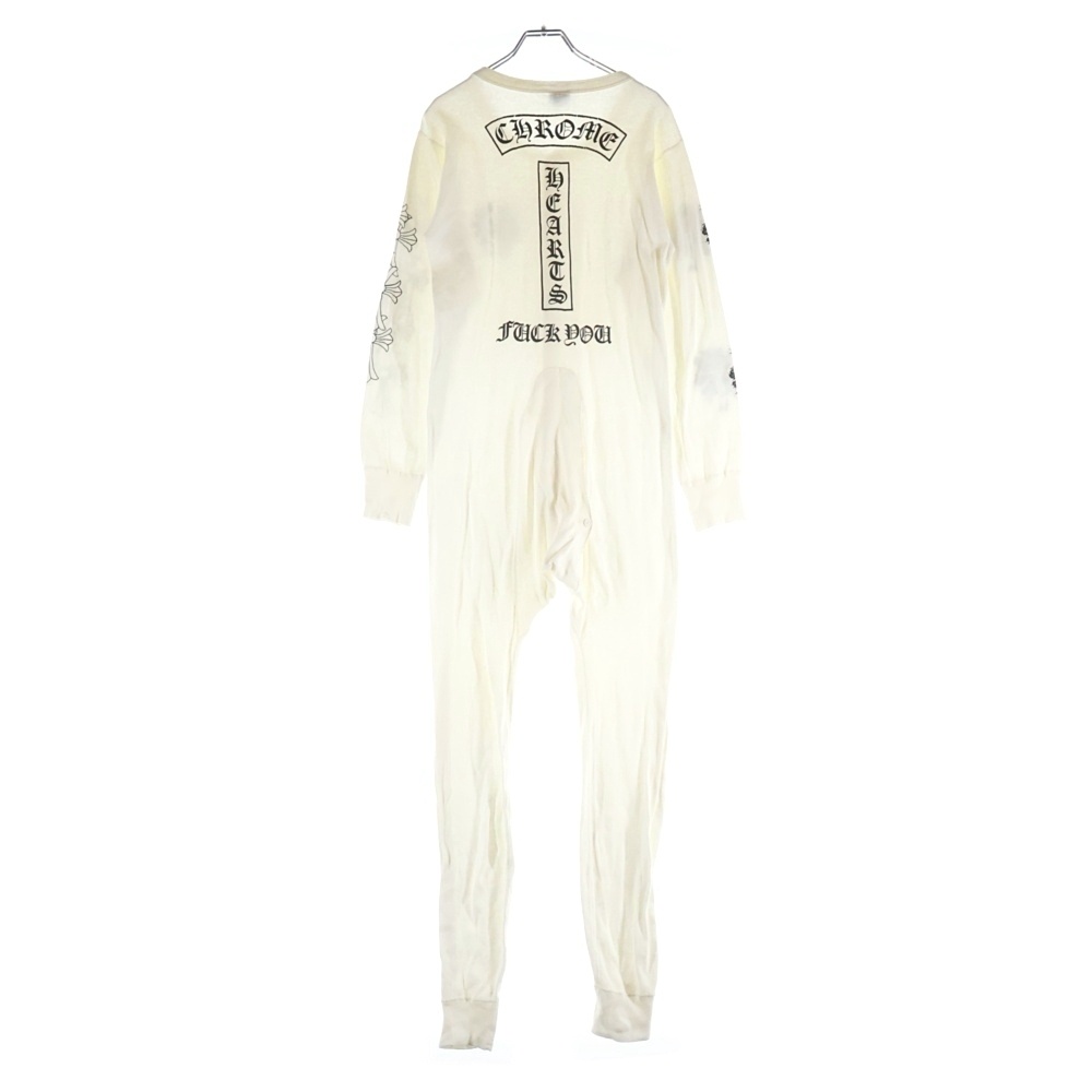 OLD マルチプリント ルームウェア ツナギ ホワイト Bランク