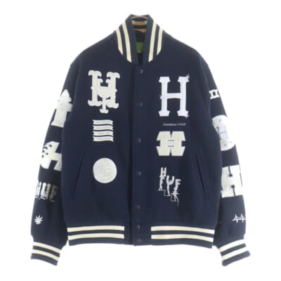 20 YEAR CLASSIC H VARSITY JACKET JK00368 20周年 ウール スタジアム ジャケット ネイビー Bランク