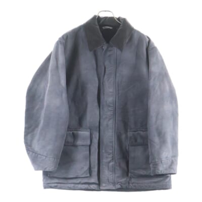25AW PRODUCT DYED ORGANIC COTTON DUCK BLOUSON プロダクトダイオーガニックコットンダックブルゾン ブラック A25AB01CD Aランク