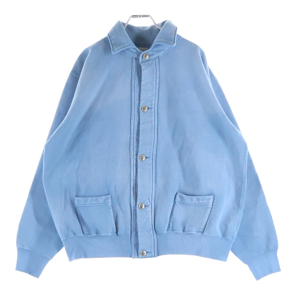 25AW Vintage Sweat Cardigan ヴィンテージ加工スウェットカーディガン ブルー 25AAP-05-08 Aランク