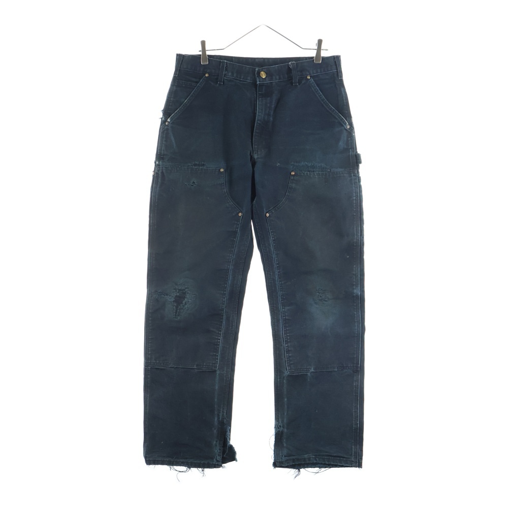 ダブルニー ボロ ダック地ペインターパンツ ブラック Aランク
