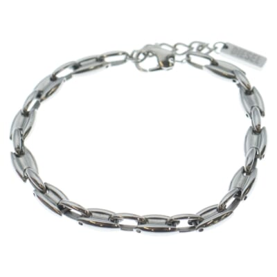 Stainless Steel Chain Bracelet ステンレススチール チェーンブレスレット シルバー Bランク