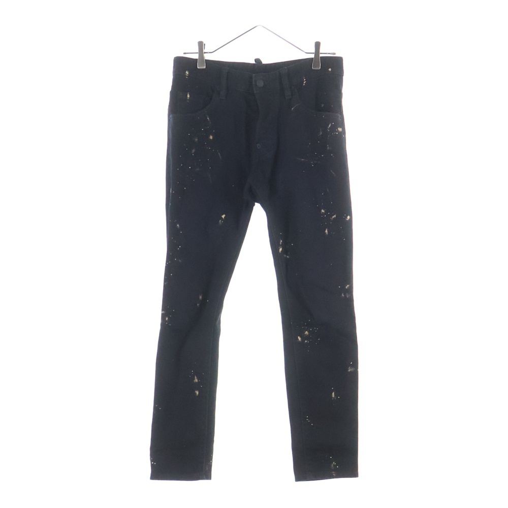 24SS ICON Black Milky Wash Skater Jeans アイコン ブラック ミルキー ウォッシュ スケーター デニム ブラック S79LA0071 Aランク