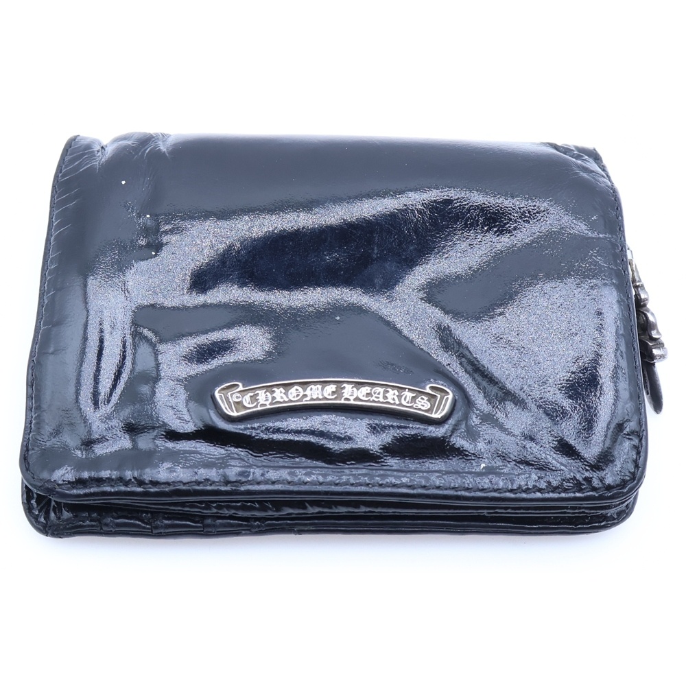 JOEY ジョーイ パテントレザーウォレット 財布 ブラック BCA365 Bランク