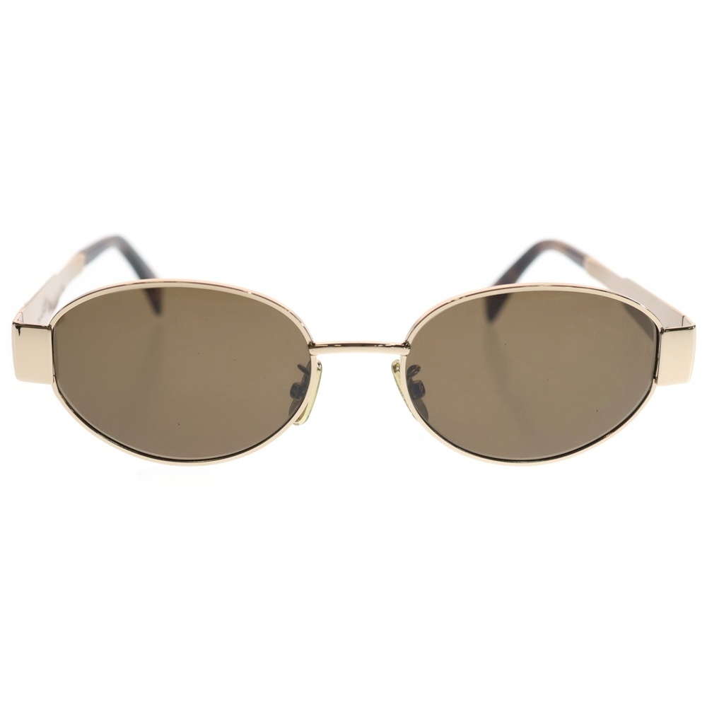 トリオンフ メタルフレーム サングラス アイウェア ゴールド CL40235U Bランク