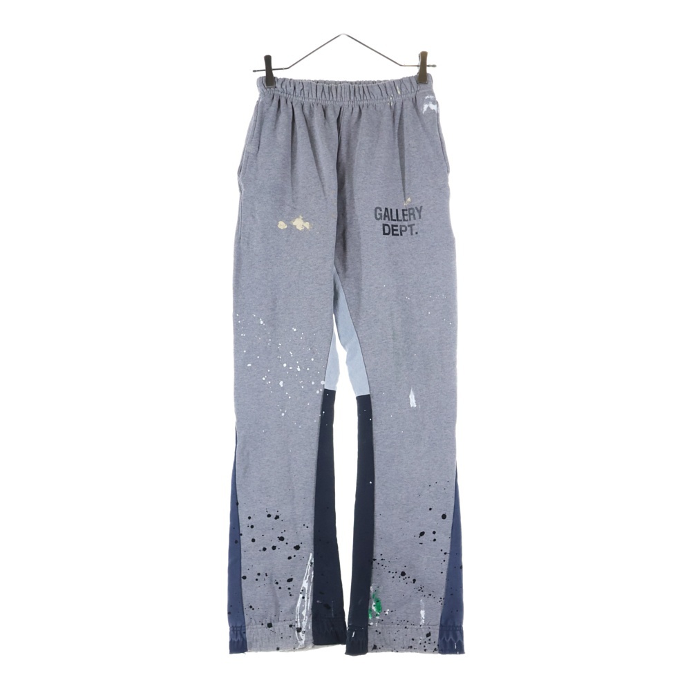 GD LOGO PAINTED FLARE SWEAT PANTS ロゴプリント ペイント加工 フレアスウェットパンツ Aランク