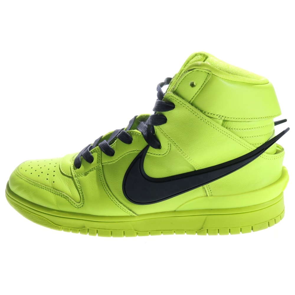 ×AMBUSH DUNK HIGH FLASH LIME アンブッシュ ダンク フラッシュライム ハイカットスニーカー グリーン US10.5/28.5cm CU7544-300 Bランク