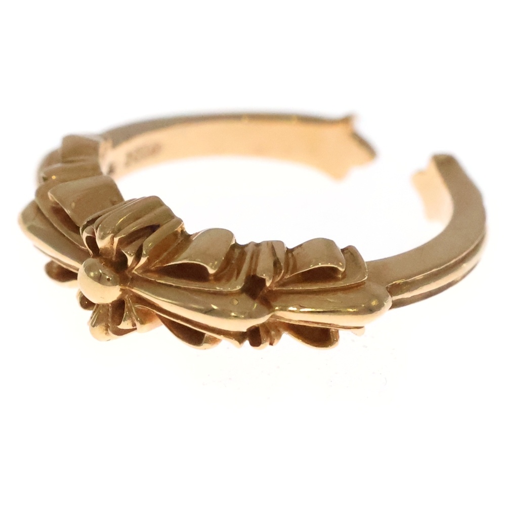 22K BABY CLSC DBL FLRL CRS ベイビークラシックダブルフローラルリング ゴールド Bランク