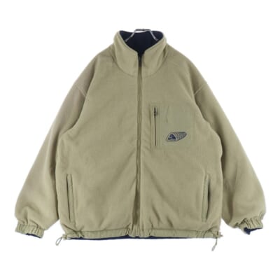 00S ALL CONDITIONS GEAR ZIP UP REVERSIBLE FLEECE NYLON JACKET リバーシブル フリース ナイロン ジャケット ブラウン/ネイビー F0-VTG Bランク