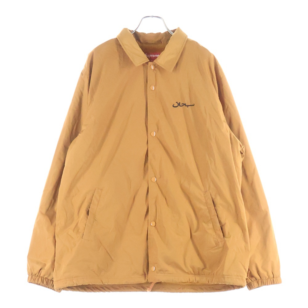 17AW Arabic Logo Coaches Jacket アラビックロゴ コーチジャケット オレンジ Bランク