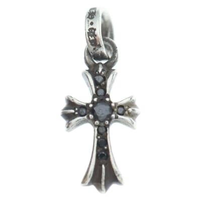 CRS BBYFAT P BLKDIA ベイビーファット PAVEブラックダイヤ ペンダントトップ シルバー Bランク