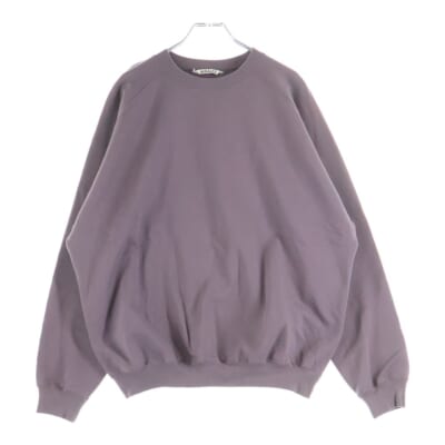 21SS SUPER SOFT SWEAT BIG P/OA クルーネックスウェットトレーナー パープル 21SP02GU Aランク